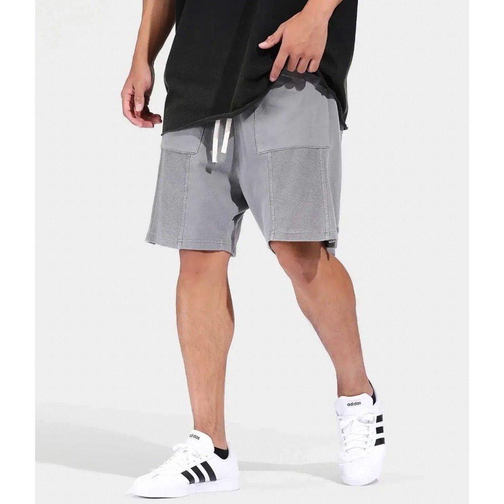 Kidoriman Mens Gray Cotton Japanese‎ Streetwear Buki Sweat Shorts Size M NWT